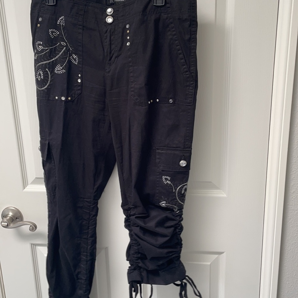 EUC black INC convertible black pants